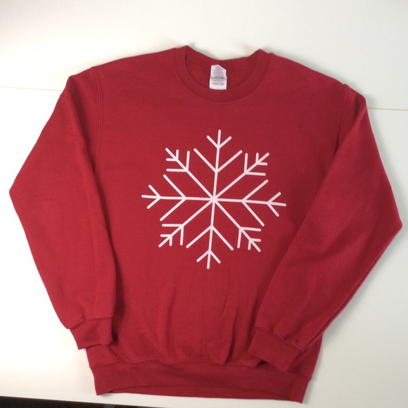 Love is waiting Red snowflake sweater - Picture 6 of 7